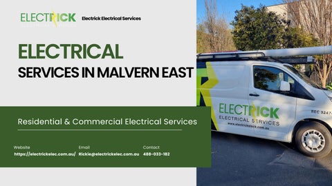 Electrician Malvern East-Electrick Electrical Services