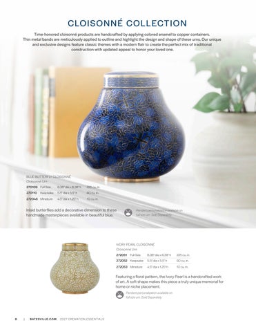 Q1FY26 Cremation Essentials 家具目录 Canada 版本 第 8 页