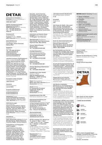 DETAIL 10.2026 - Kulturbauten / Cultural Buildings 第 20 页