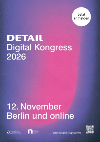 DETAIL 10.2026 - Kulturbauten / Cultural Buildings 第 2 页