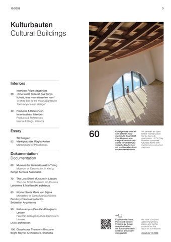 DETAIL 10.2026 - Kulturbauten / Cultural Buildings 第 5 页