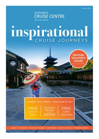 Scotland's Cruise Centre Inspirational Journeys Oct 2026