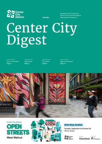 Center City Digest Fall 2026