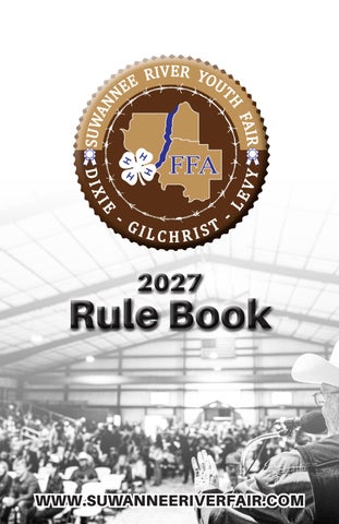 Suwannee River Fair Rule Book 2027