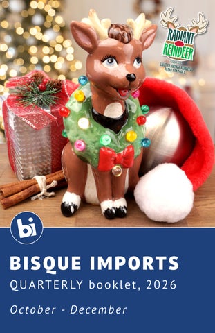 Bisque Imports QUARTERLY booklet: October - December 2026