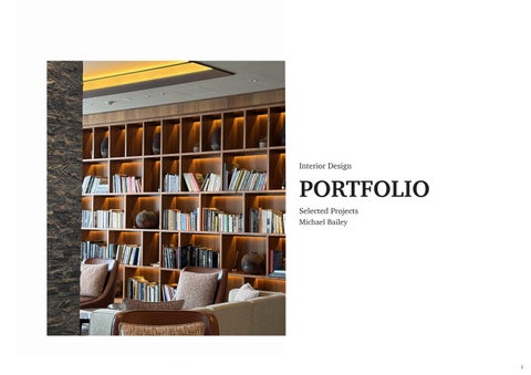 Interior Design Portfolio - Michael Bailey