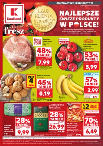 Kaufland gazetka od 1.10,2926 do 7.10.2026