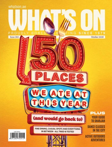 What's On-October 2026