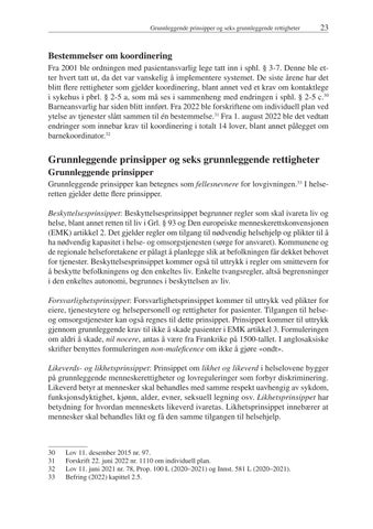 Pasient- og brukerrettighetsloven: Lovkommentar 第 23 页