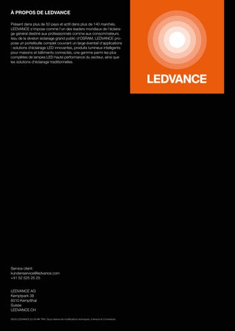Ledvance Kampagne 26 CH 法文 第 16 页