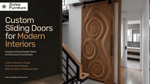 Custom Sliding Doors -  Zorka Furniture USA