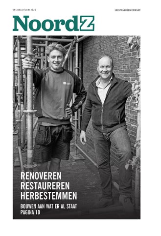 Leeuwarder Courant NoordZ Bouw & Infra juni 2026