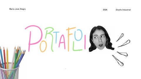 Portafolio Diseño Industrial 2026