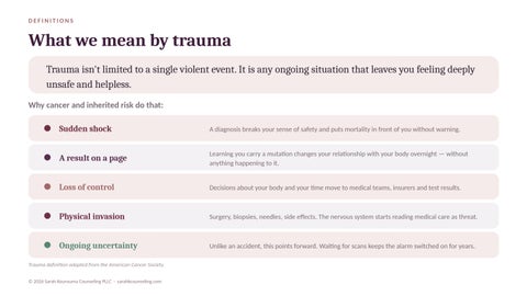 Processing the Shock: EMDR for Breast Cancer Survivors and BRCA+ Individuals 第 8 页