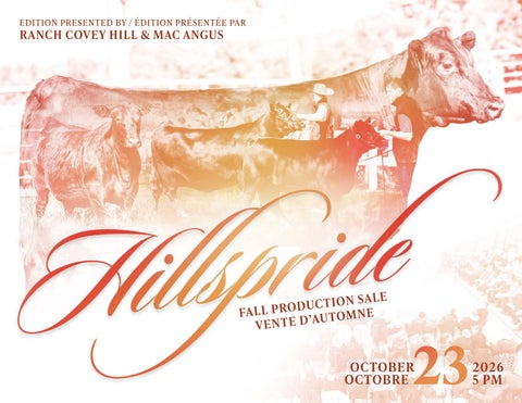 Hillspride 2026 Fall Production Sale