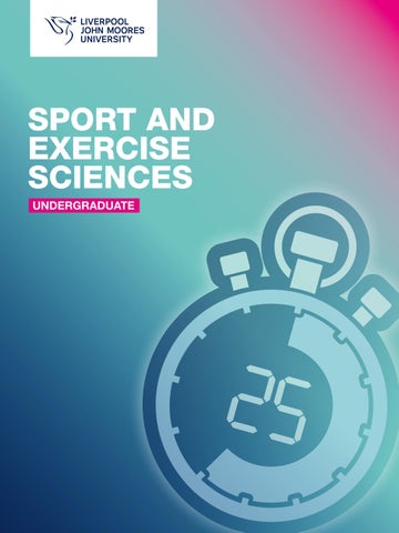 Undergraduate Sports and Exercise Sciences OCT26
