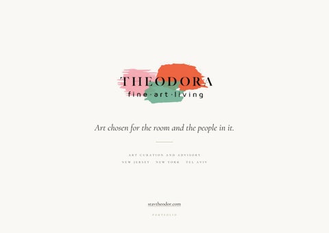 THEODORA | Art Curation and Advisory Portfolio
