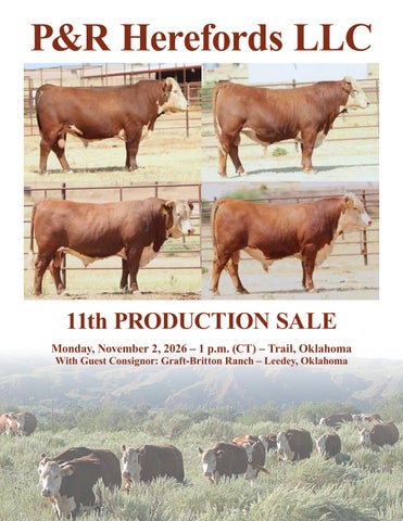 P&R Herefords LLC | 11th Production Sale