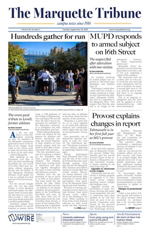 Marquette Tribune September 29, 2026
