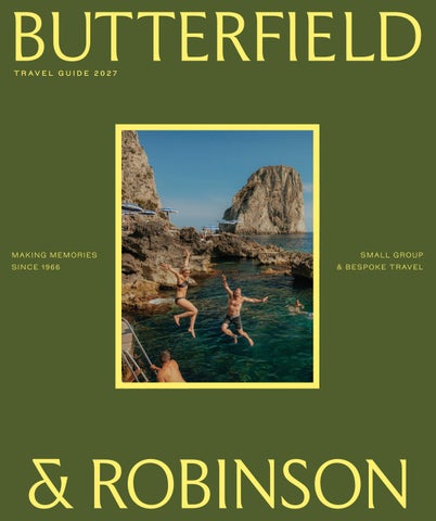2027 Travel Guide | Butterfield & Robinson