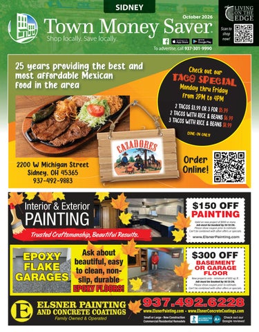 Sidney Town Money Saver | October 2026