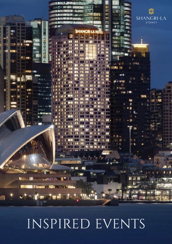 Inspired Events at Shangri-La Sydney