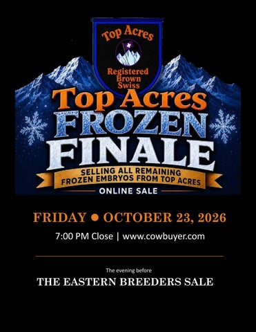 Top Acres Sale Catalog
