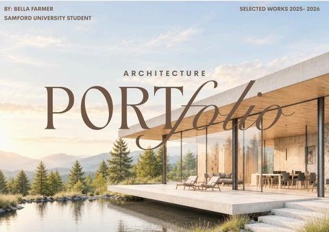 Isabella Farmer Architecture Portflio