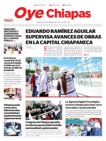 Oye Chiapas 30 de Septiembre de 2026