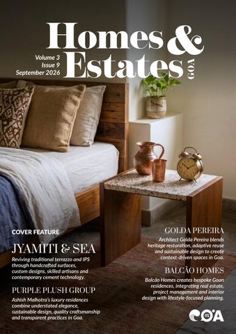 Homes & Estates Goa - September Issue 2026