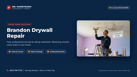 Brandon Drywall Repair Presentation
