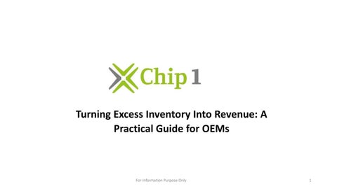 Turning Excess Inventory Into Revenue A Practical Guide for OEMs