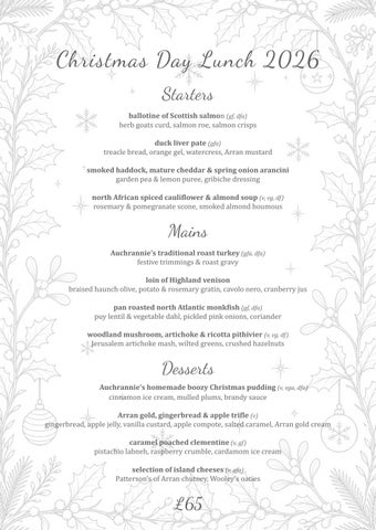 Festive Menus