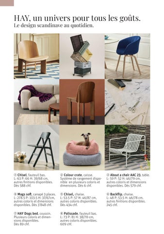 家具目录 Cocooning 2026 Puidoux 第 8 页