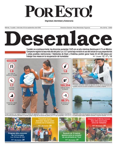 PORTADA POR ESTO MERIDA, MIERCOLES 30 DE SEPTIEMBRE DE 2026