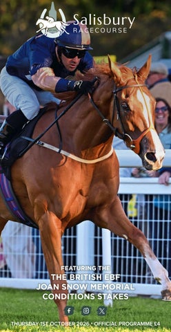 Salisbury Racecard - Thursday 1st October