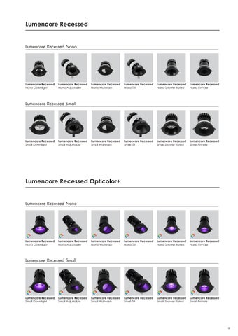 lumenpulse 灯饰目录 · EMEA - Lumencore Point Source 法文 第 9 页
