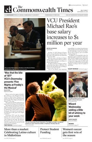 The Commonwealth Times; September 30, 2026