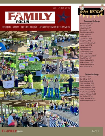 Family Focus Newsletter September 2026