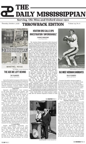 The Daily Mississippian | October 1, 2026