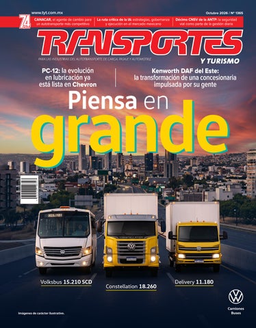 Revista Transportes y Turismo edición 1365 octubre 2026
