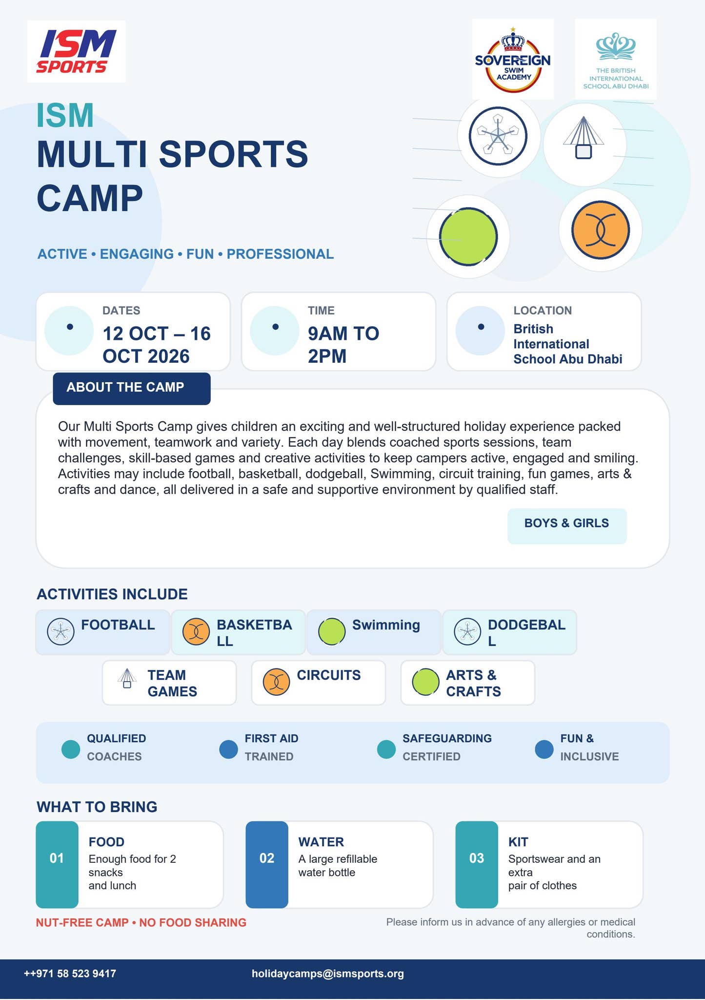 ISM Multi-sport camp by BIS_Abu_Dhabi - Issuu