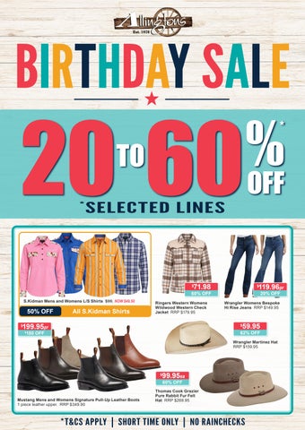 2026 Sept | Allingtons Birthday Sale