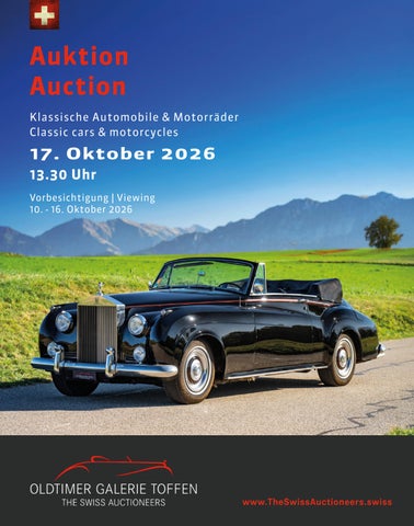 Classic Car Auction on October 17th 2026
