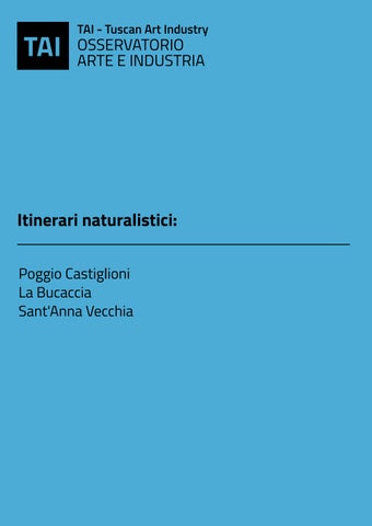 Itinerari naturalistici - Vibrazioni Calvana 2026