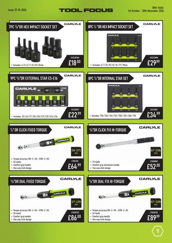 NAPA Auto Parts: Tool Focus 第 11 页