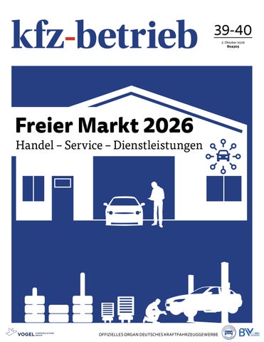 »kfz-betrieb« 39/2026 Vorschau