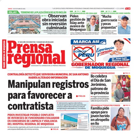 La Prensa Regional – Jueves 01 de octubre de 2026