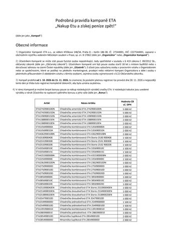 CZ_Úplná pravidla akce ETA Cashback MDA_2026