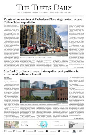 The Tufts Daily - Thursday, October 1, 2026